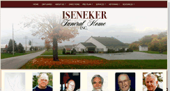 Desktop Screenshot of isenekerfuneralhome.com